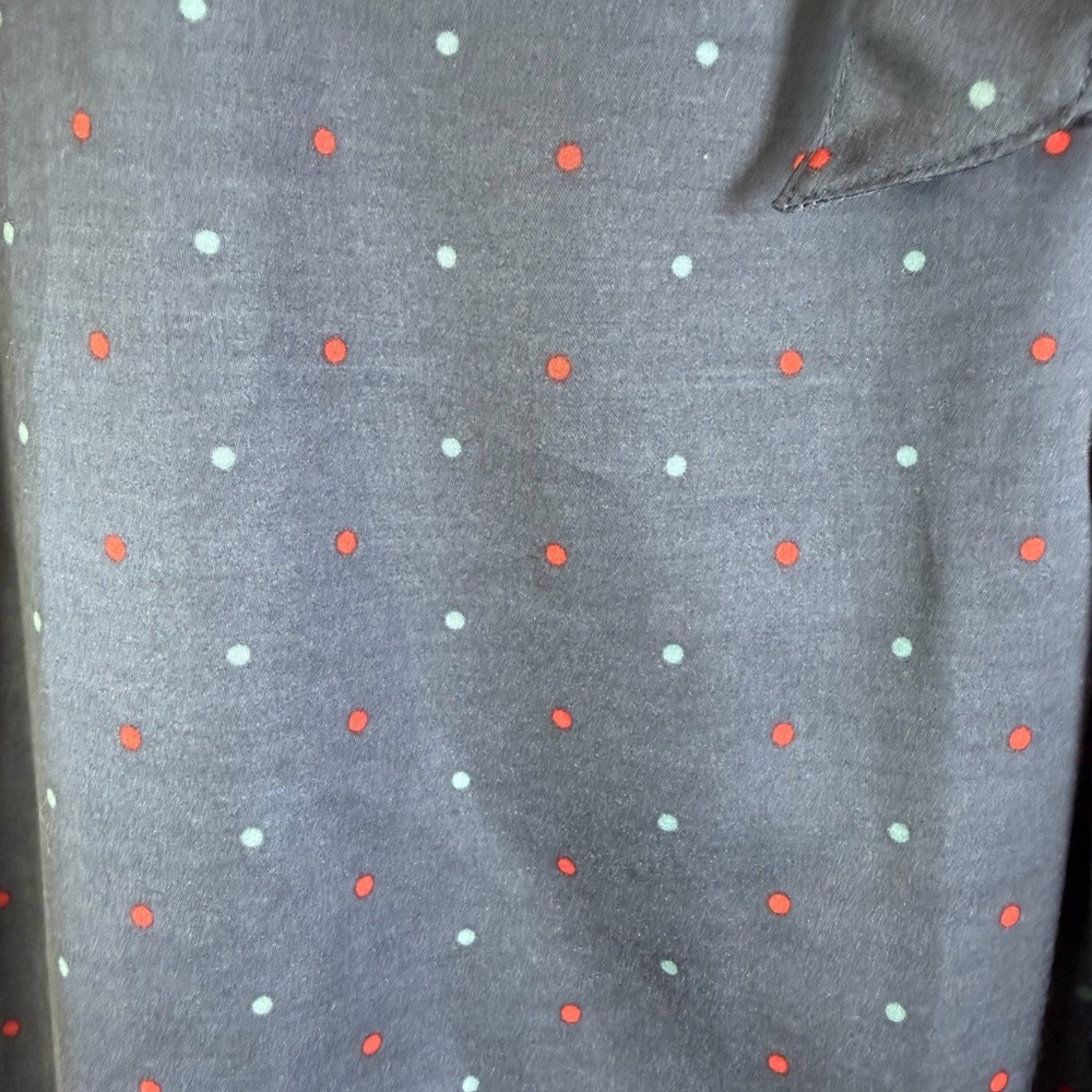 Free People Women Polka Dot Jumpsuit Belted 1-Piece Minimalist Boho Chic Sz L-XL - Picture 5 of 9
